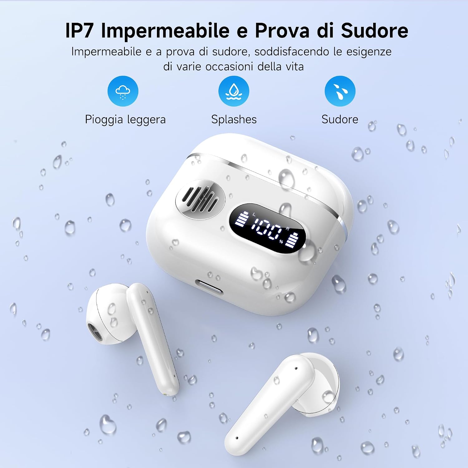 Thumbnail 6 de Cuffie Bluetooth 6.1 YYK-750: immersive HiFi e ANC con 48 ore di autonomia