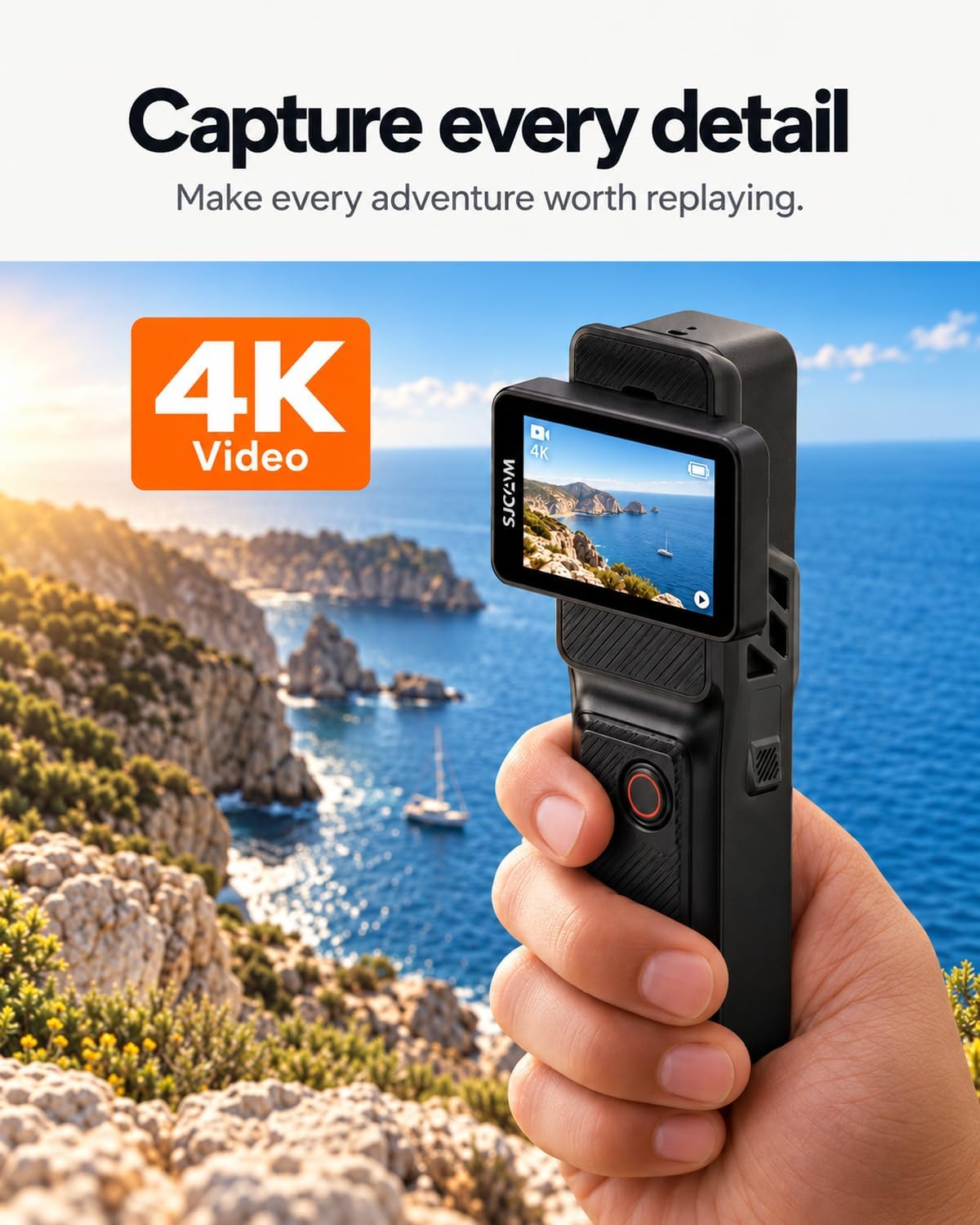 Thumbnail 4 de SJCAM C400 4K Vlogging Pocket Camera