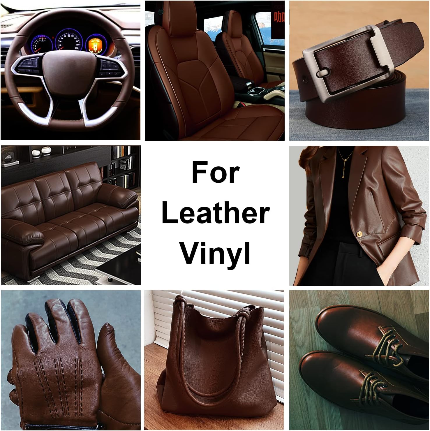Thumbnail 1 de Dark Brown Leather Recoloring Balm: A Practical Leather Repair Kit