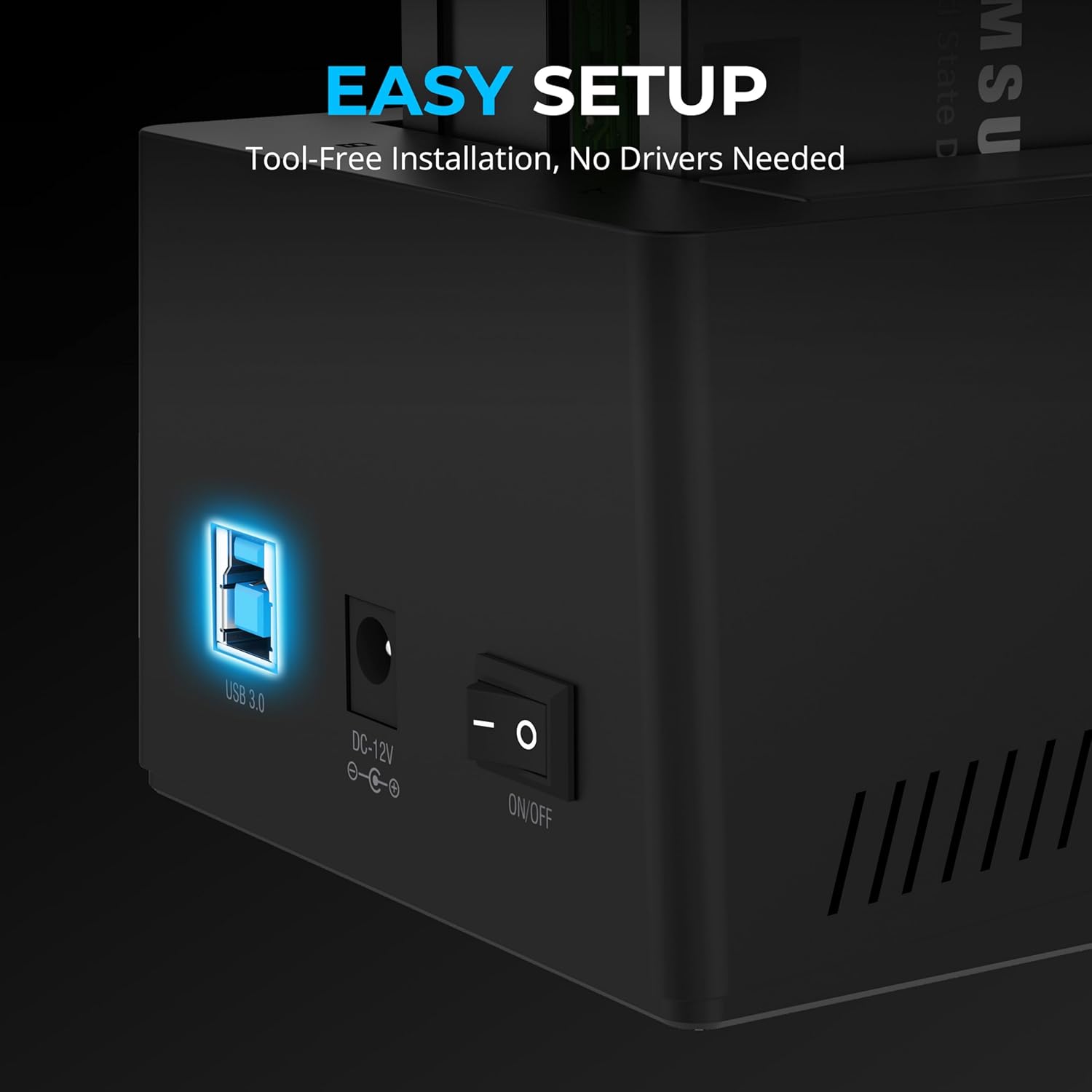 Thumbnail 4 de Sabrent Dual HDD Docking Station EC-HD2B