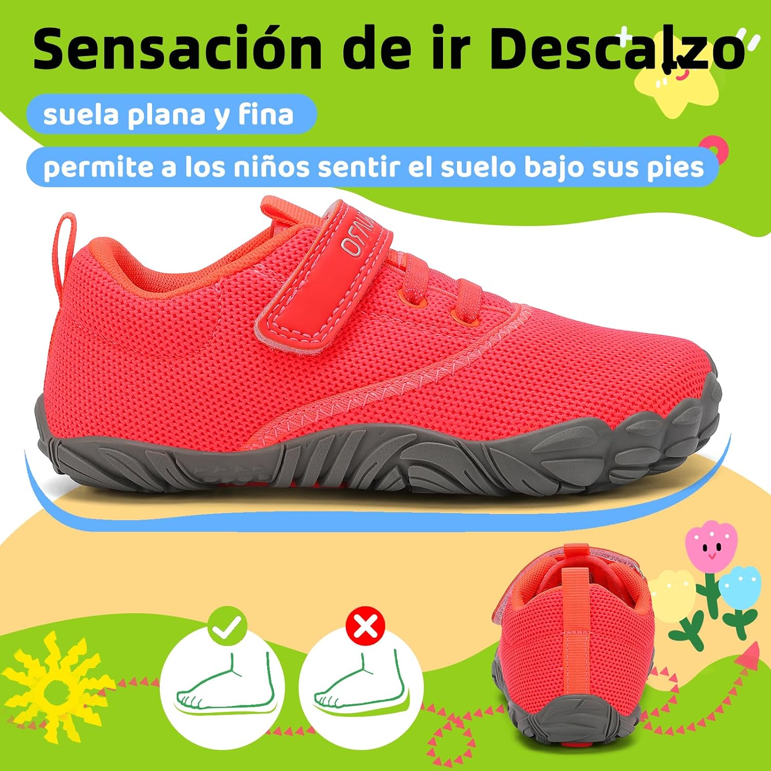 Thumbnail 2 de SAGUARO Zapatillas Barefoot Niños 24–36