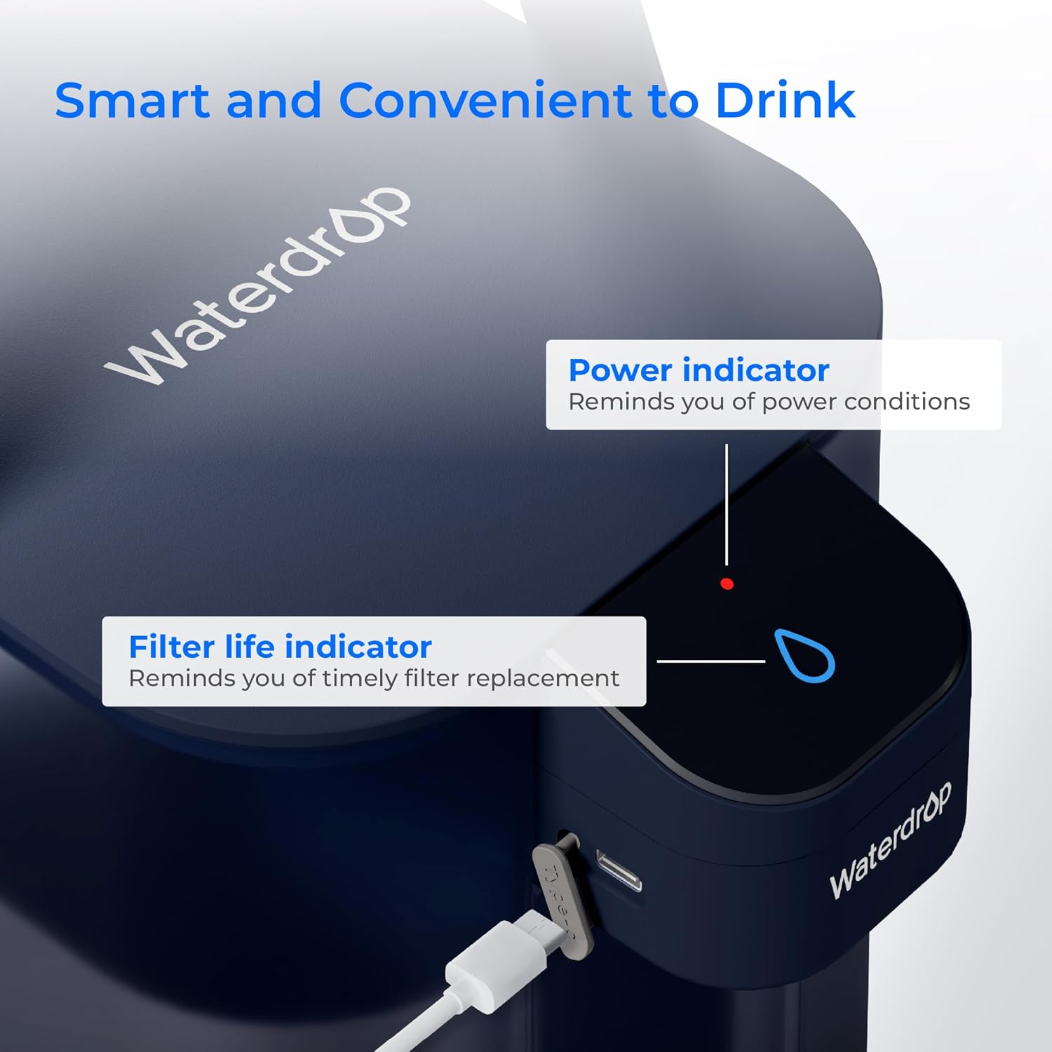 Thumbnail 4 de Waterdrop Instant Electric Filter Jug 3.5L