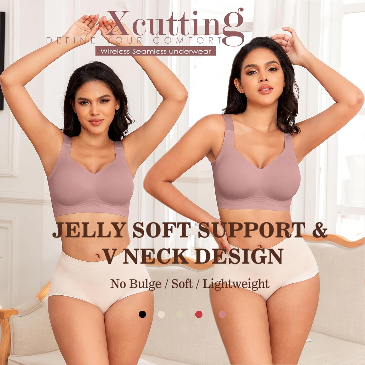Detalle de Xcutting Wirefree Bra