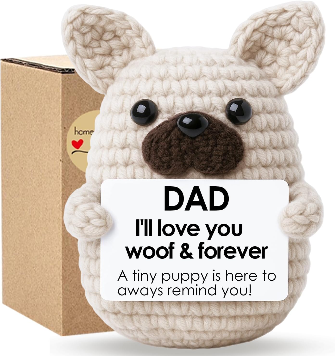 Detalle de Crochet Dog Keepsake, 3.2 x 2.2 Inches