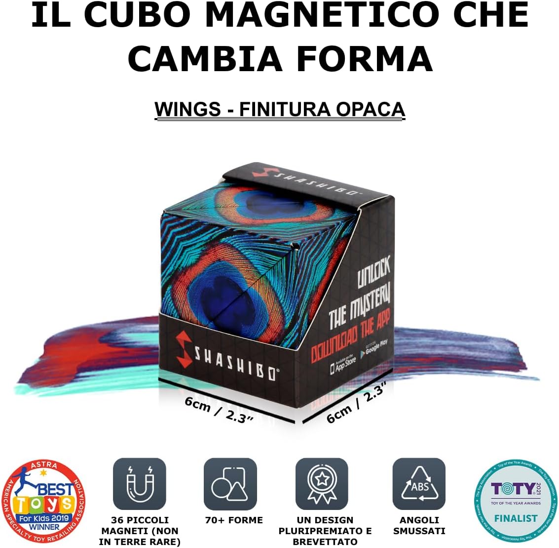 Thumbnail 1 de Shashibo Wings Cubo cambiaforma 36 magneti 🧩