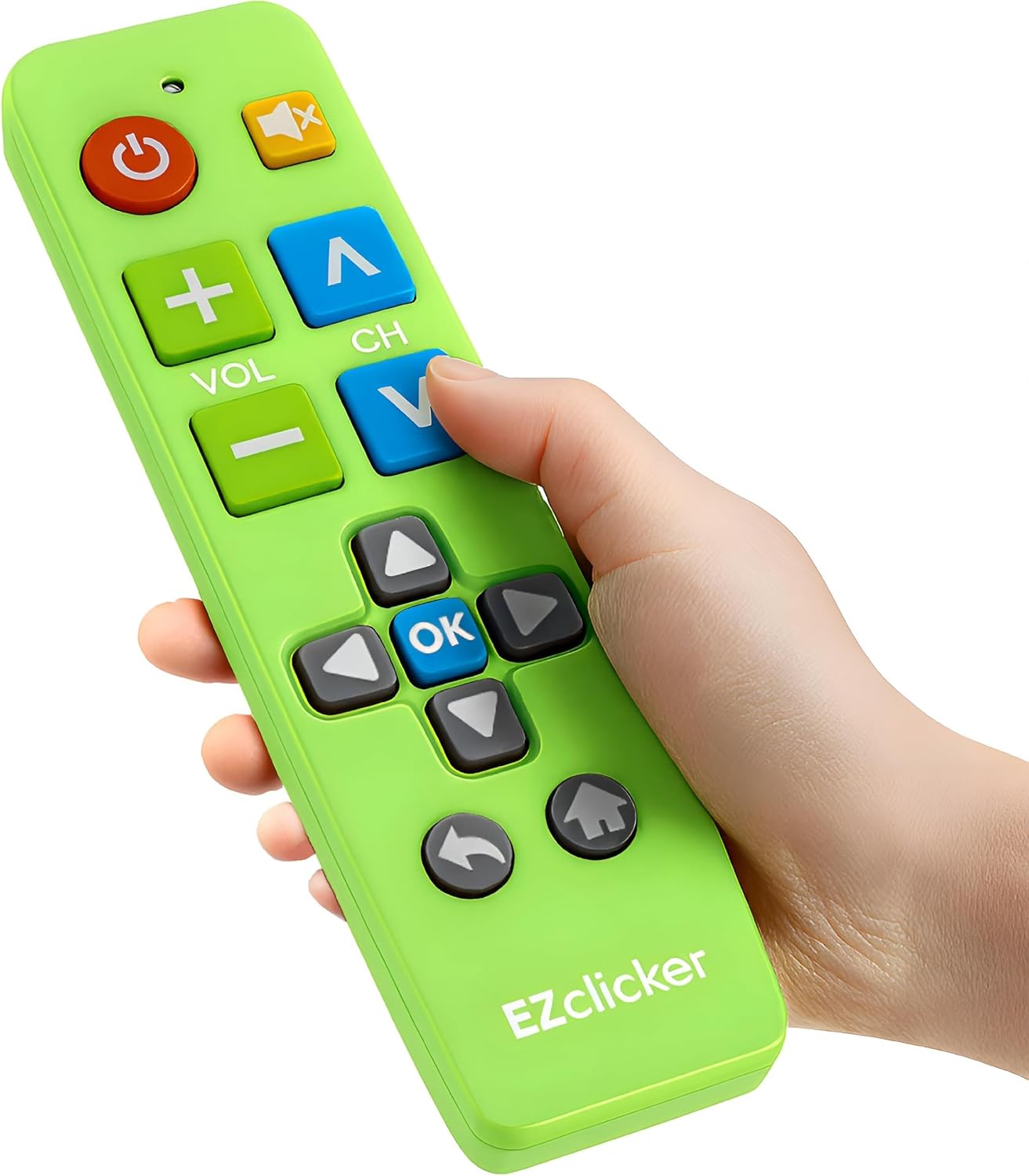 Detalle de Samsung Replacement TV Remote (Green) with Big Buttons for Samsung TVs Only