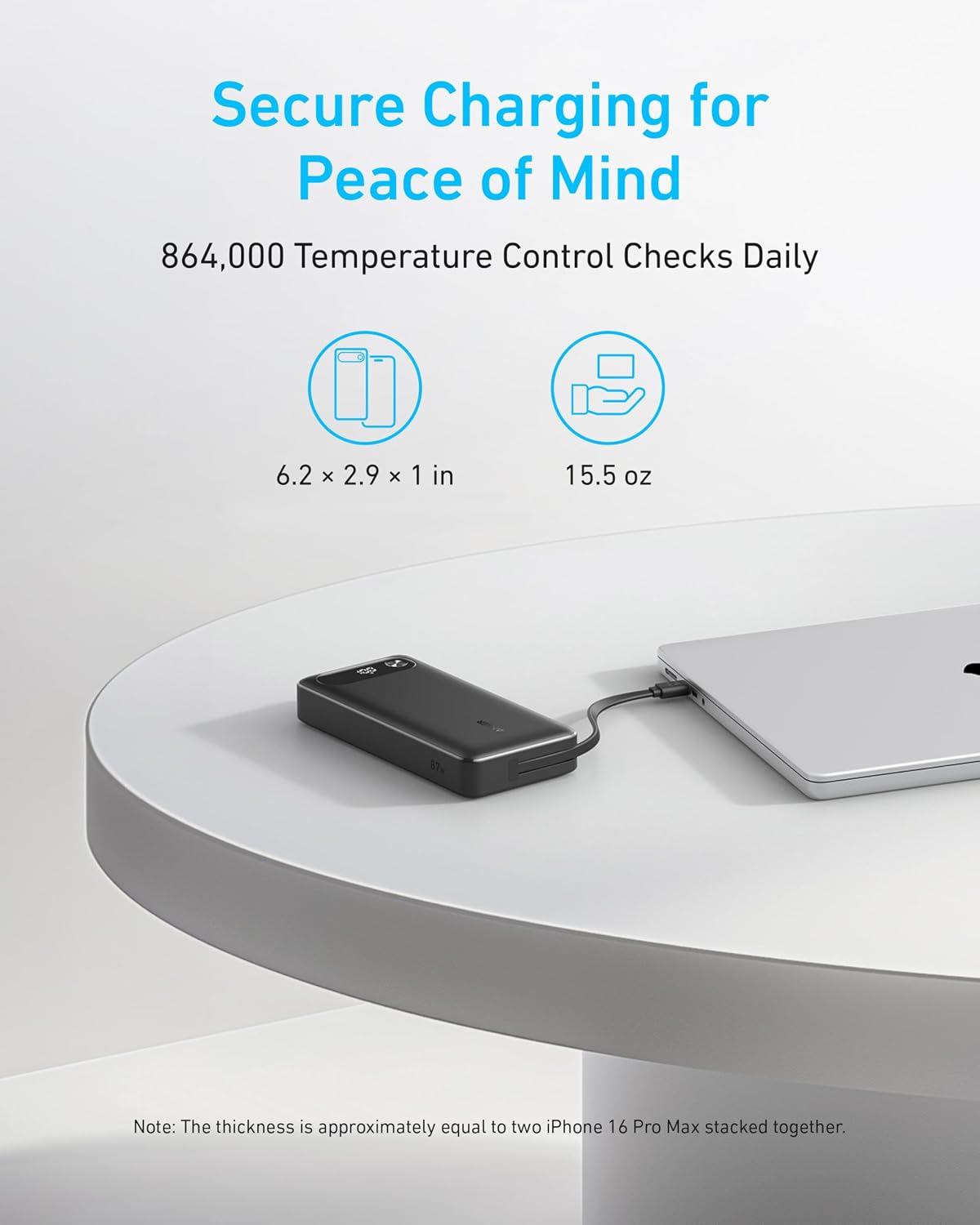 Thumbnail 5 de Anker Cargador portátil 20.000 mAh 87 W