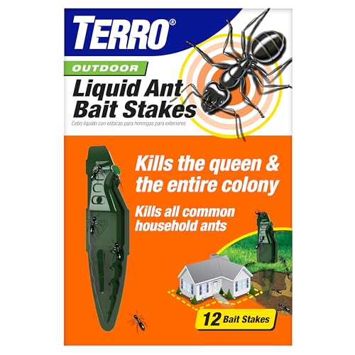 Detalle de Terro Outdoor Liquid Ant Bait Stakes, 12-Pack – Ready-to-Use Outdoor Ant Killer Trap