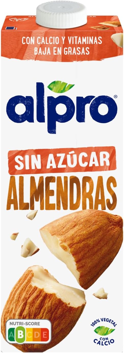 Detalle 2 de Alpro Bebida de Almendras sin Azúcar Pack 6L 🥛