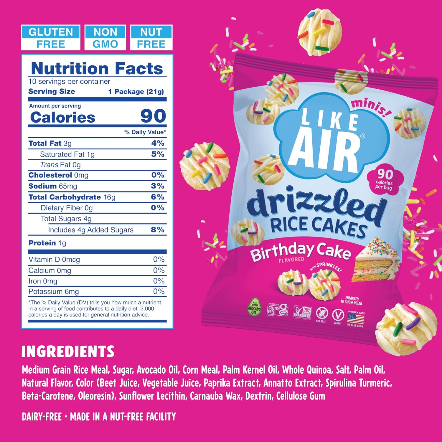 Detalle 2 de Like Air Rice Cakes 10-Pack