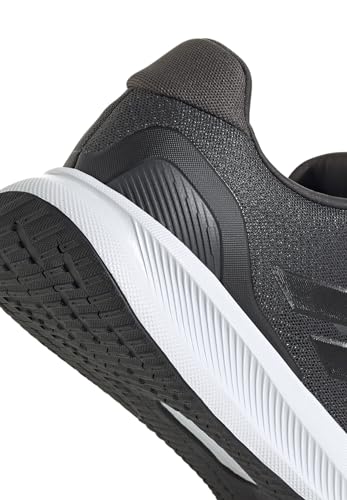 Detalle de adidas Hombre Runfalcon 5 Running Shoes - Grey Six / Core Black / Cloud White, 45 1/3 EU