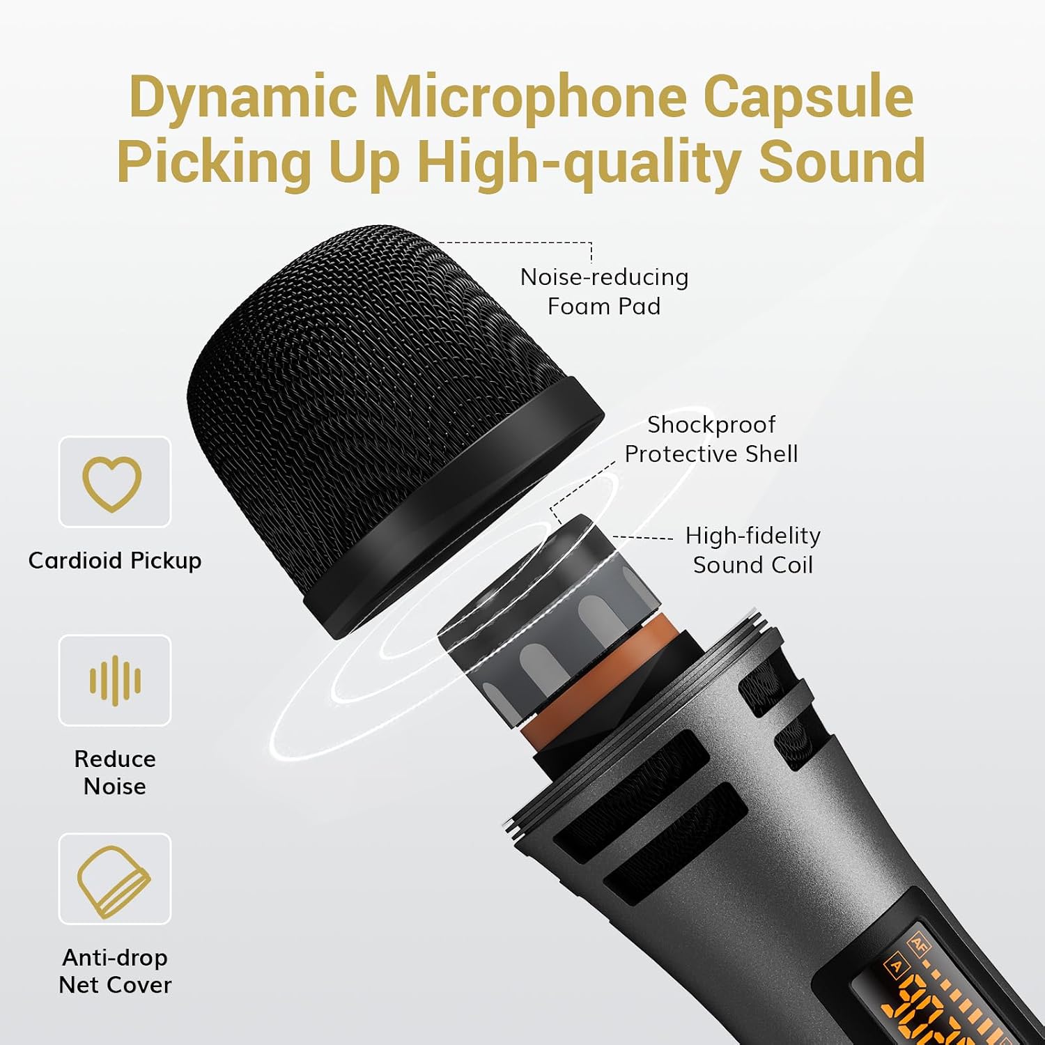 Thumbnail 4 de TONOR TW350 Wireless Microphones for Singing: All‑Rounder Karaoke Kit