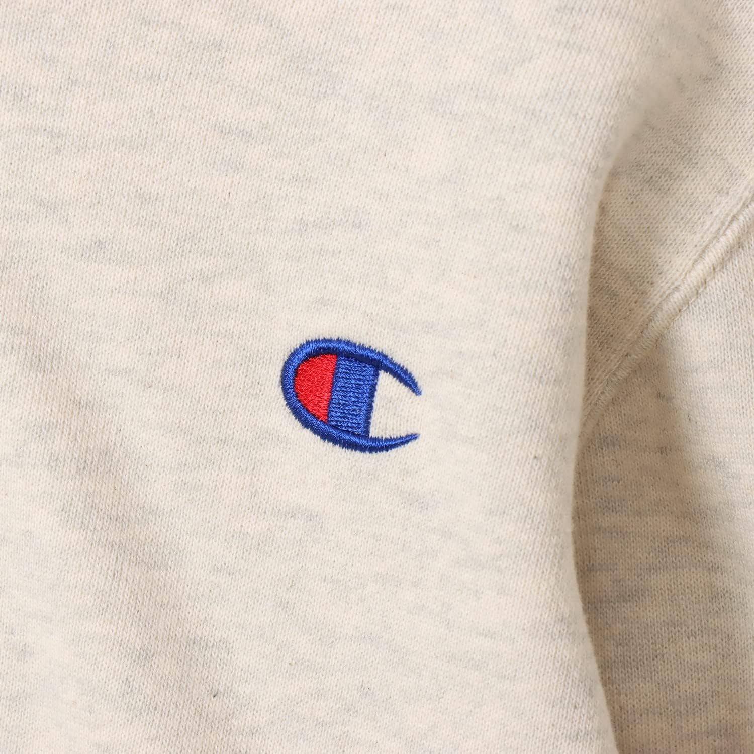 Detalle 2 de Champion CK-Y102 キッズ ジップフーデッドスウェットシャツ 綿100%・Cロゴ刺繍