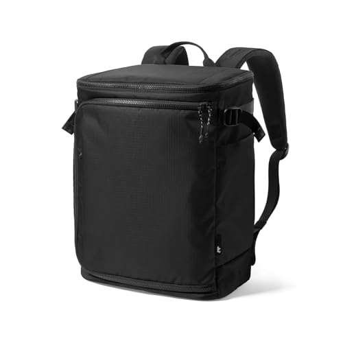Detalle de tomtoc Mochila Navigator-T69: 40×30×20 cm expandible (23‑28 L) para cabina de avión