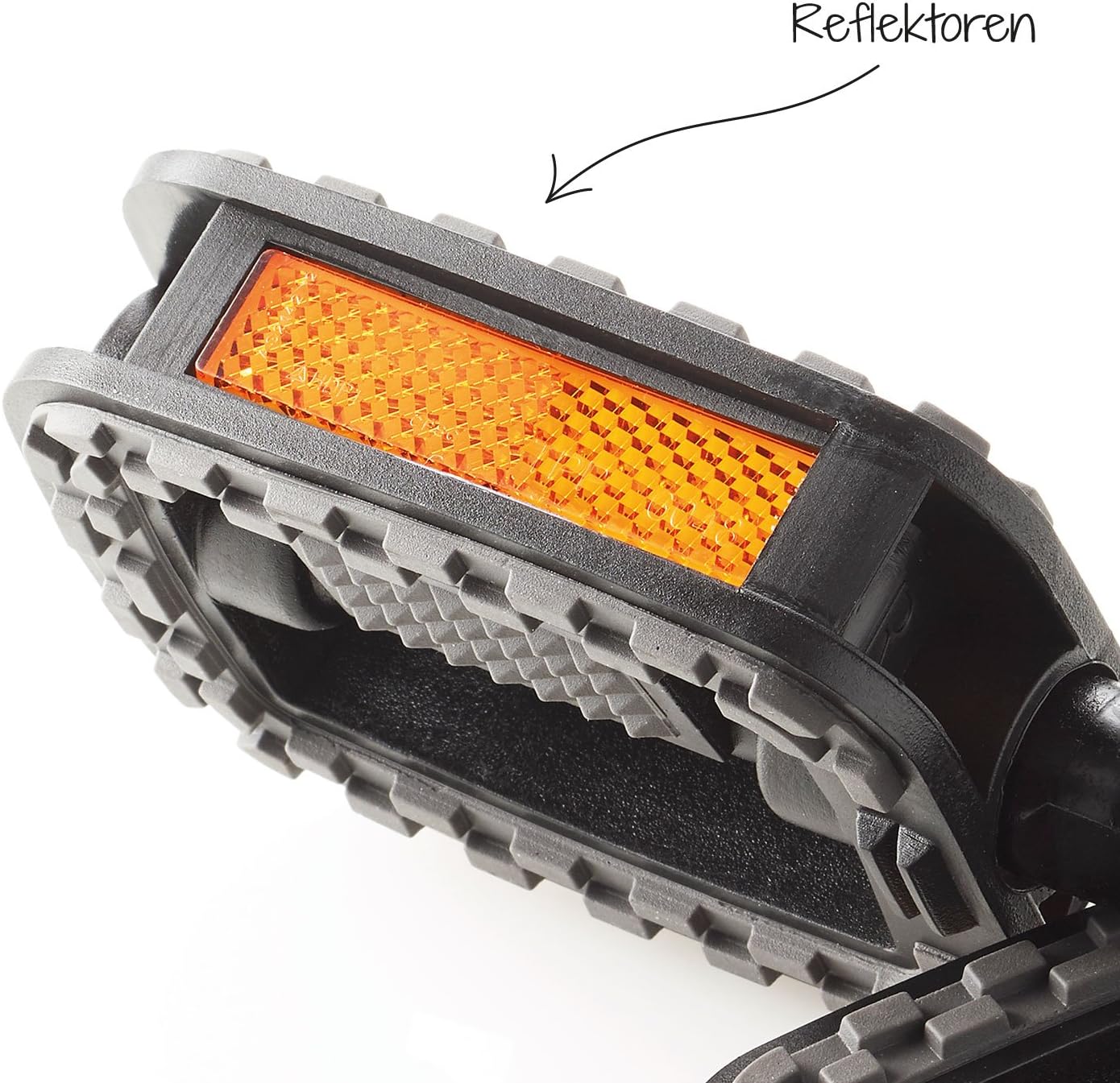 Thumbnail 6 de Pedali Fischer antiscivolo con catarifrangenti per tutte le biciclette – nero