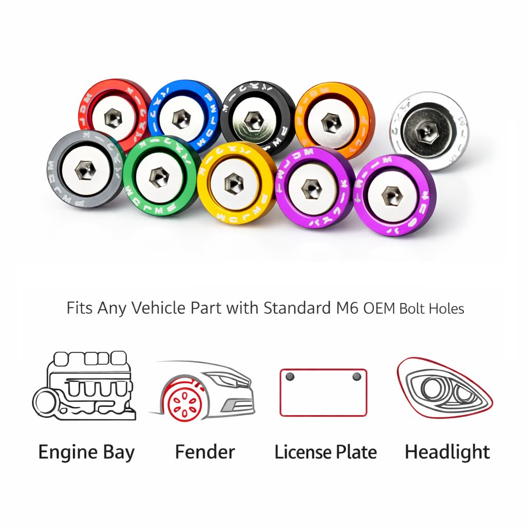 Detalle 2 de M6 Fender Washer and Bolt Kit