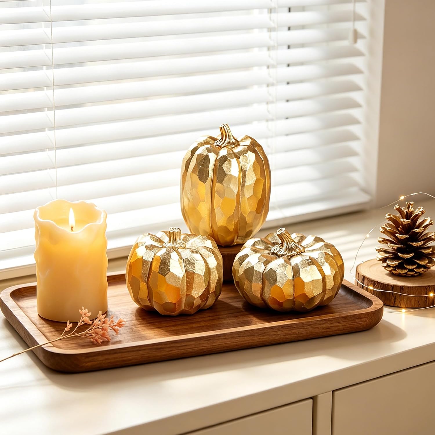 Detalle 2 de Winemana Pumpkin Decor Resin