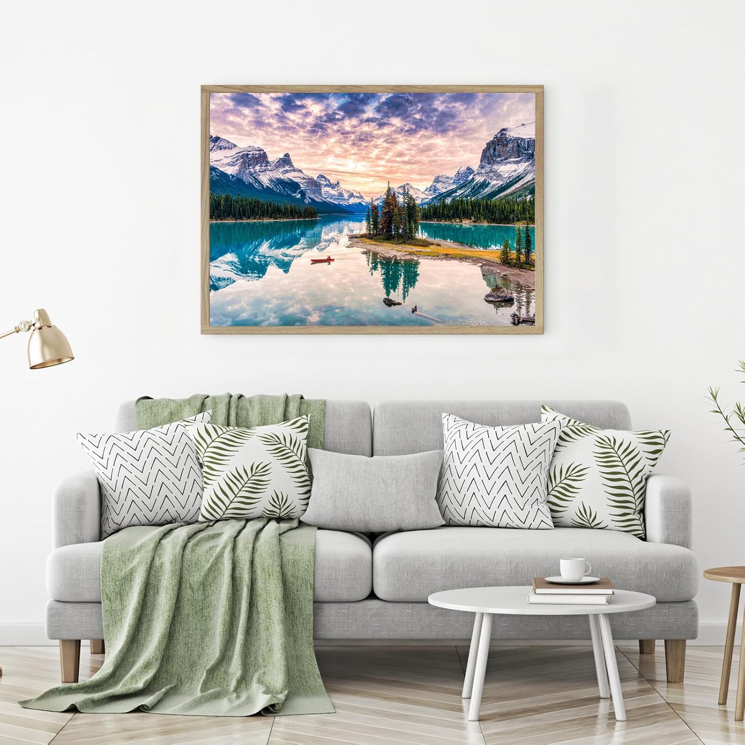 Thumbnail 3 de Spirit Island 1000 Piece Jigsaw Puzzle for Adults – Maligne Lake, Jasper National Park