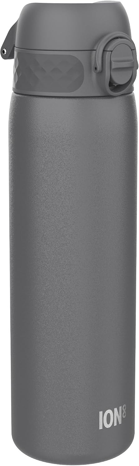 ION8 Borraccia in Acciaio Inox Prova di Perdite – Facile da Aprire, Lavabile in lavastoviglie, senza BPA, con maniglia