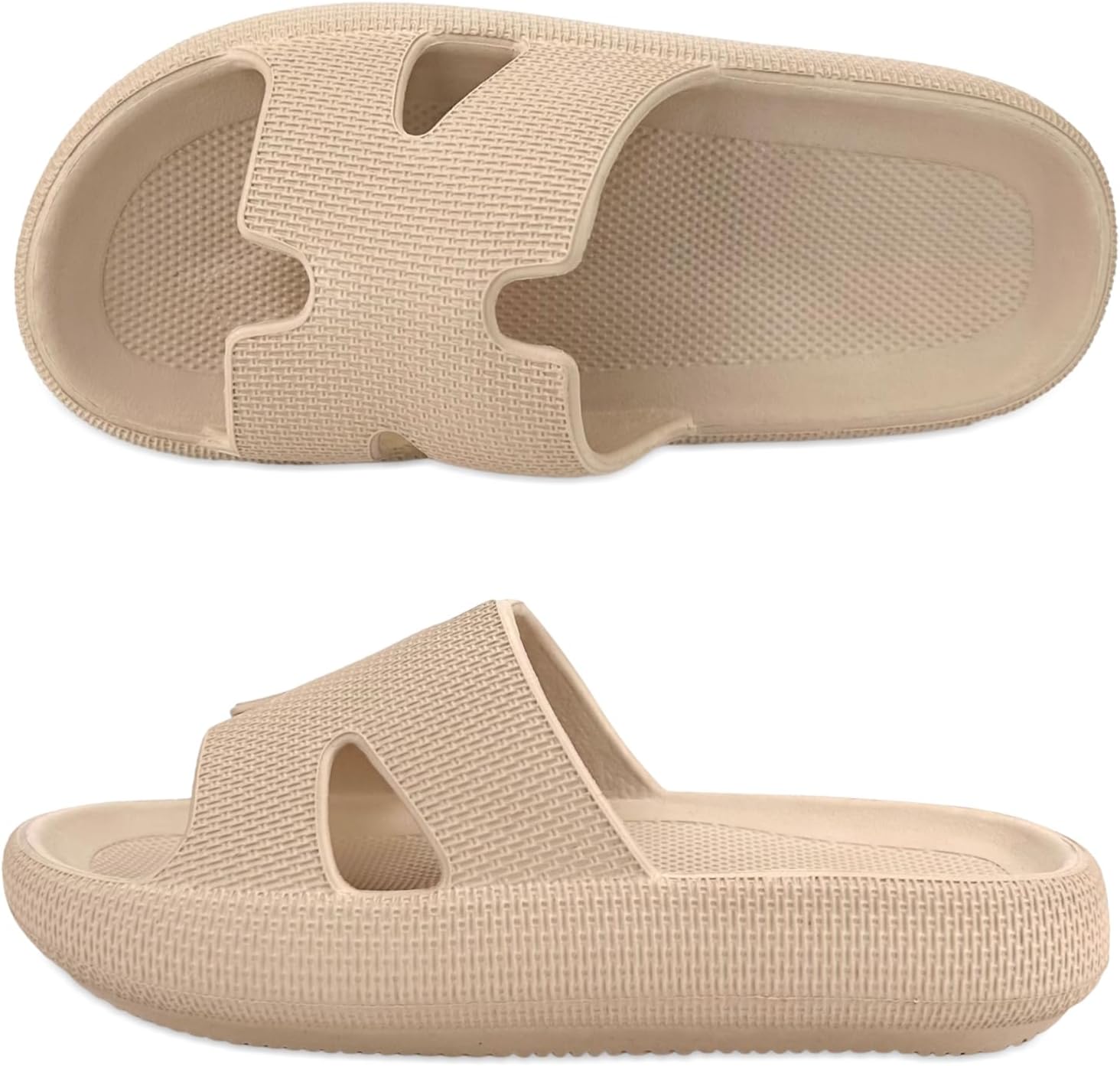 Thumbnail 6 de Haifago Cloud Slides Recovery Pillow Sandals with Memory Foam Cushion Sole (Platform, Non-Slip)