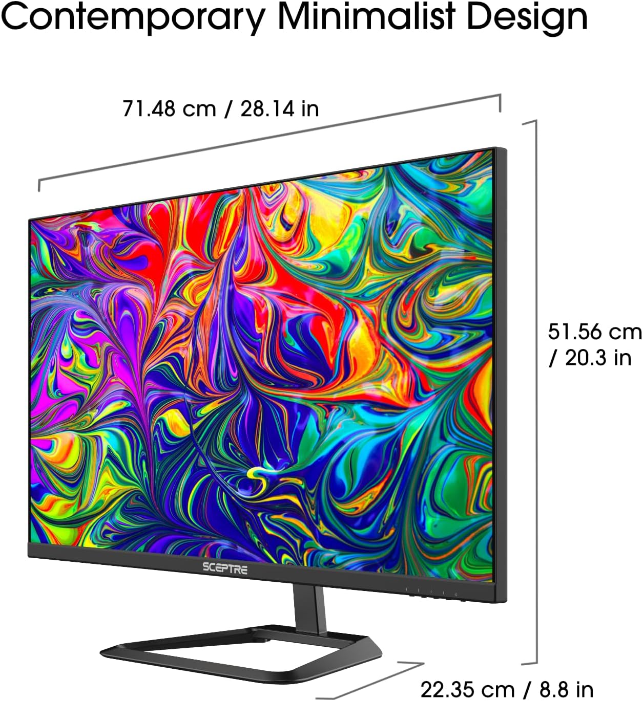 Thumbnail 1 de Sceptre 32-inch 4K UHD Monitor (U325W-UPT Series) with DisplayPort x2, HDMI x2, and Built-In Speakers