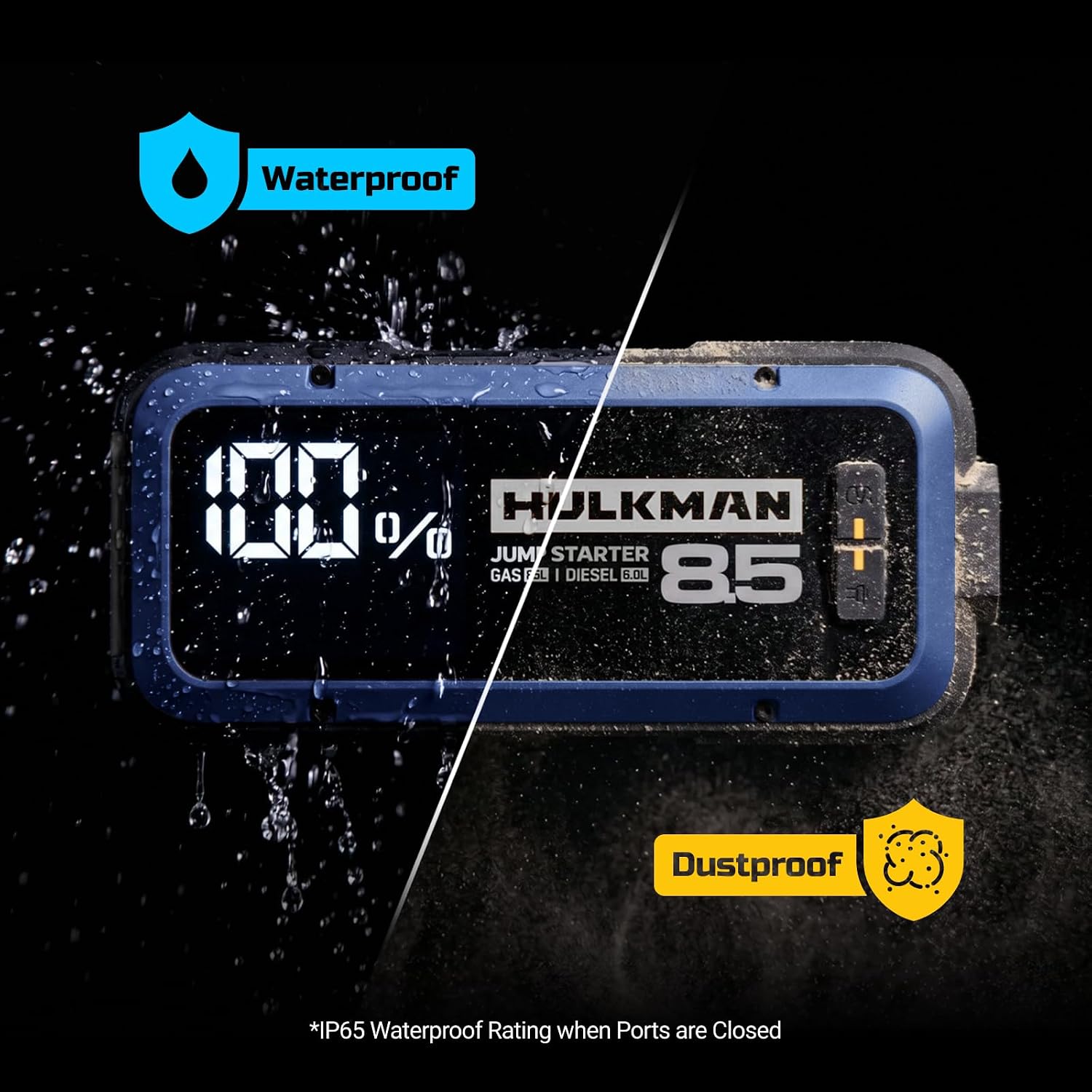 Detalle de Hulkman jump starter Alpha 85