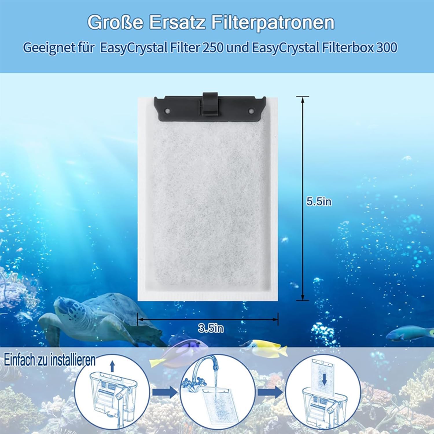Thumbnail 2 de Gufastoe 10 Stück Ersatz Filterpads
