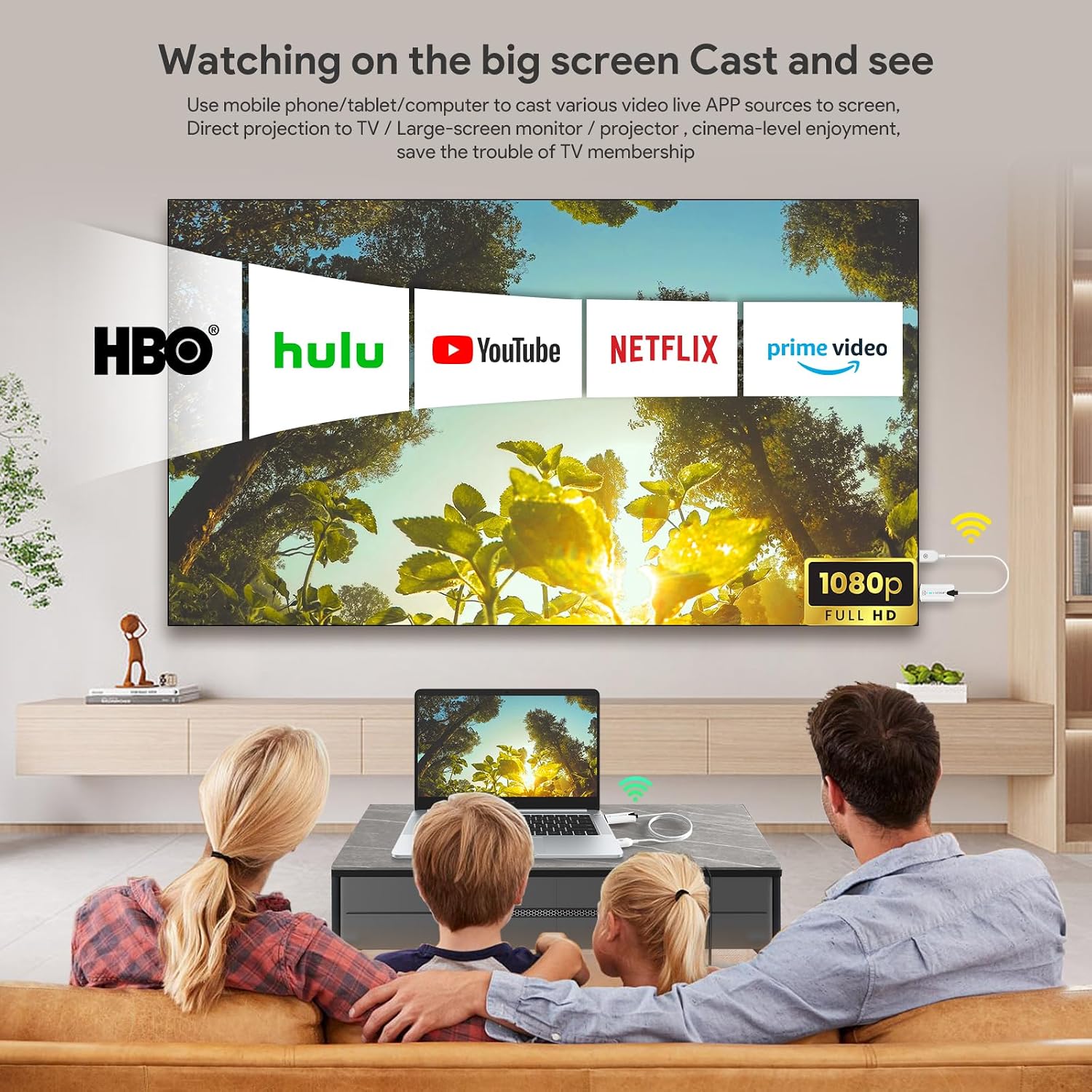 Detalle 2 de EDUP Wireless HDMI Transmitter und Receiver 1080P