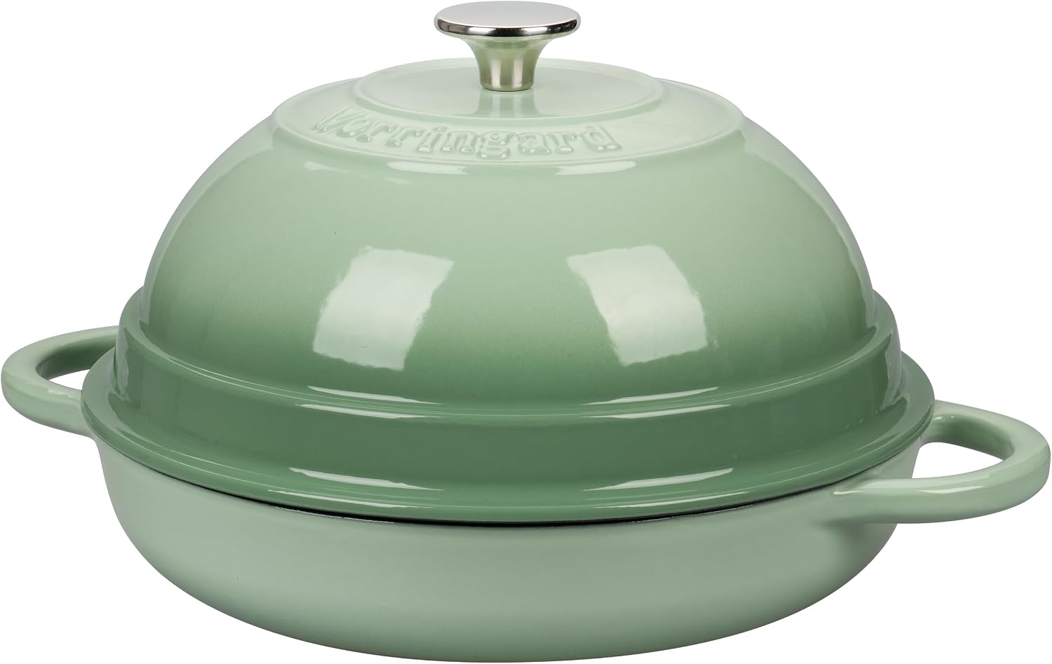 Detalle 2 de VORRINGARD Cast Iron Dutch Oven 6 Quart ๐ฒ