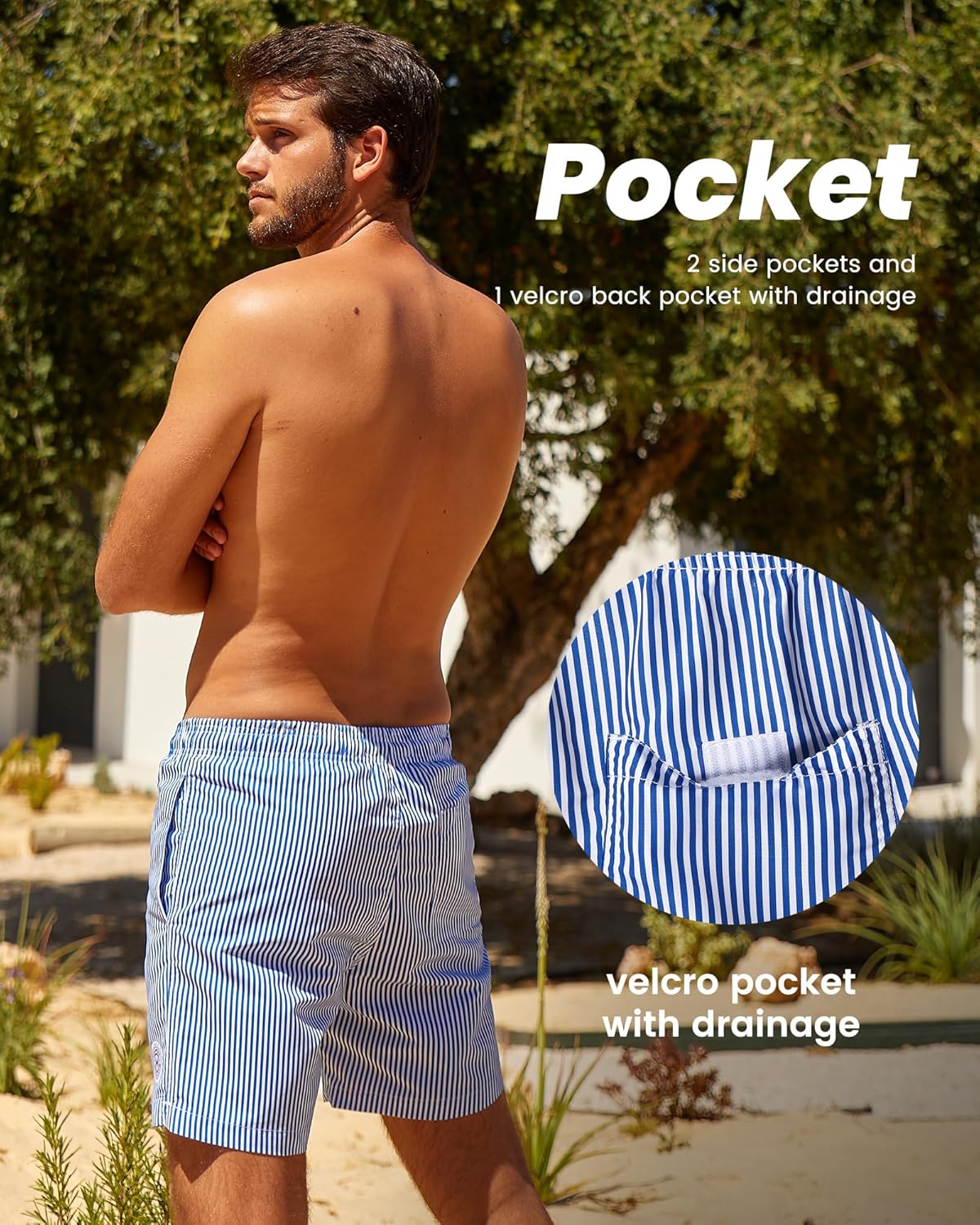 Thumbnail 5 de MaaMgic Men's Quick Dry Swimming Trunks