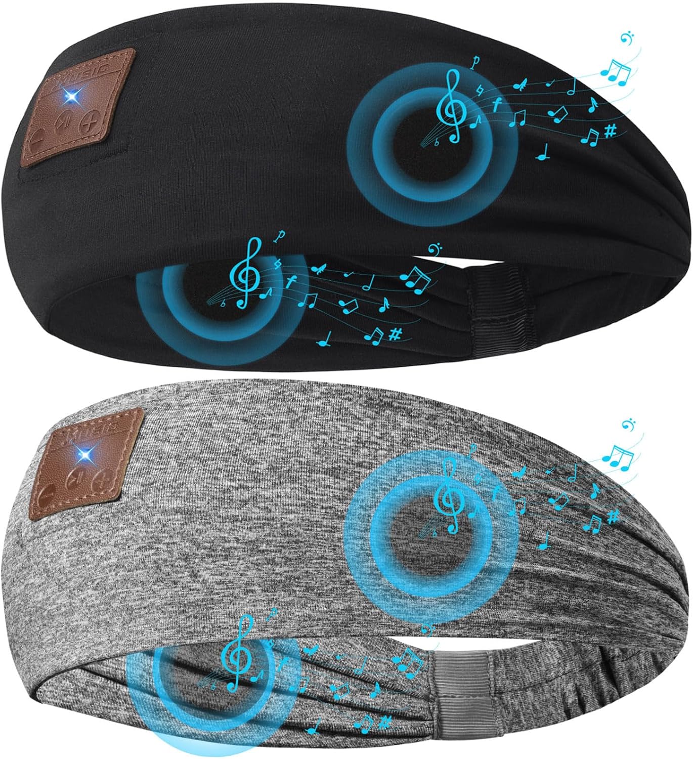 Detalle de 2-Pack Wireless Bluetooth 5.4 Headband Headphones