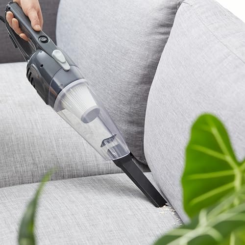 Detalle 2 de Amazon Basics 2-in-1 Corded Upright Vacuum Cleaner, Lightweight Stick, Black