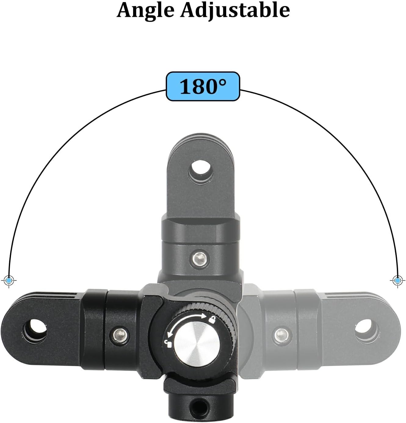 Detalle 2 de HSU Tripod Mount Adapter 180° for GoPro