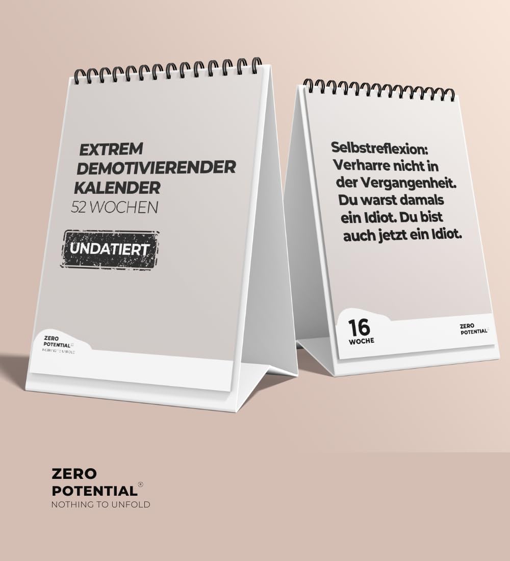 Thumbnail 4 de Demotivierender Tischkalender undatiert – 52 unmotivierende Sprüche für Bürodeko und Kollegen