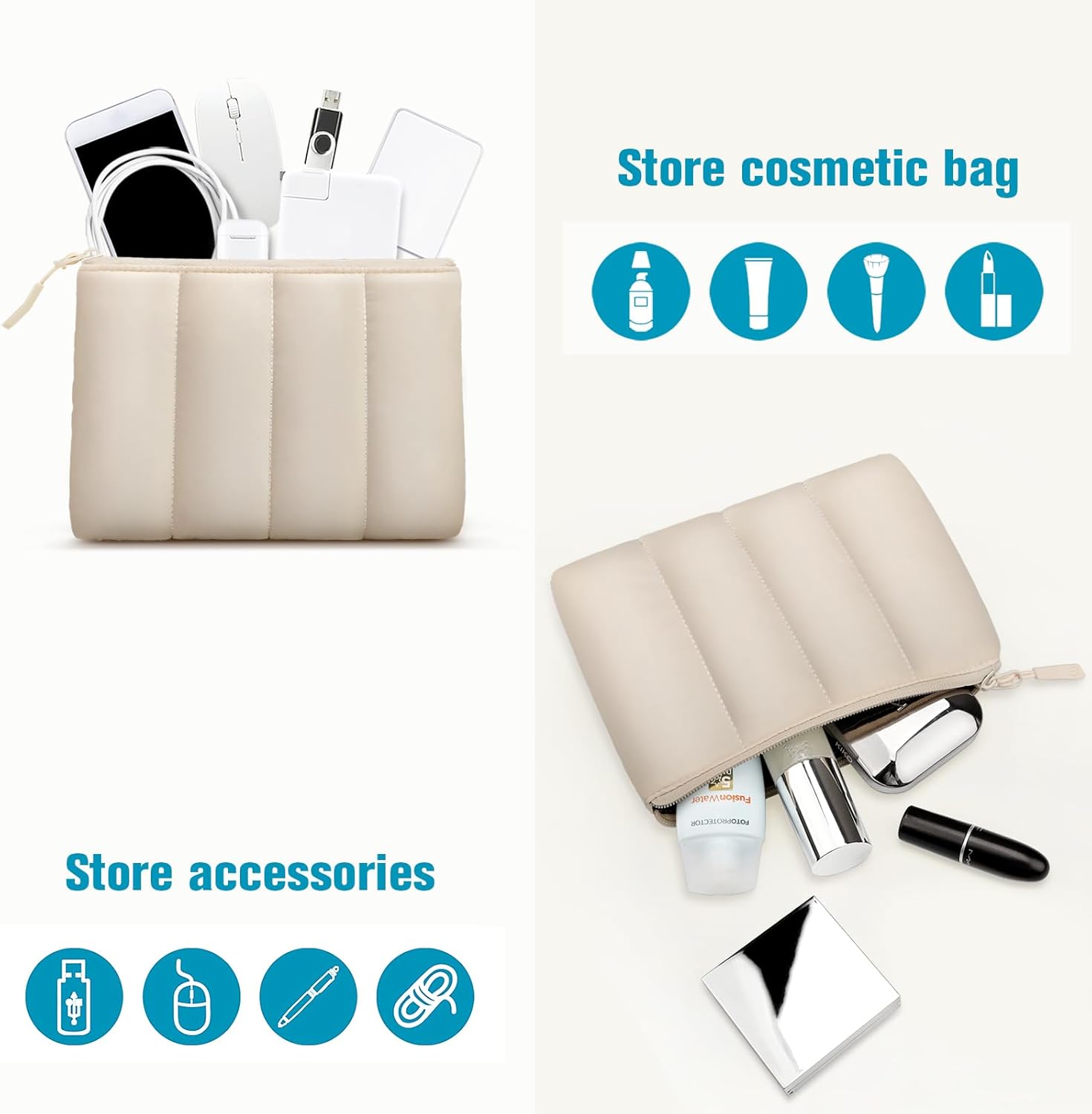 Thumbnail 3 de TECOOL 16 Zoll Laptop Tasche für MacBook Pro 16 sowie weitere 16" Notebooks – spritzfeste, gepolsterte Hülle mit Zubehörfach