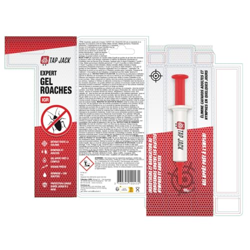 Thumbnail 8 de Gel Anti Cafards Nouvelle Génération – TAP JACK, 10 g, Double Action IGR