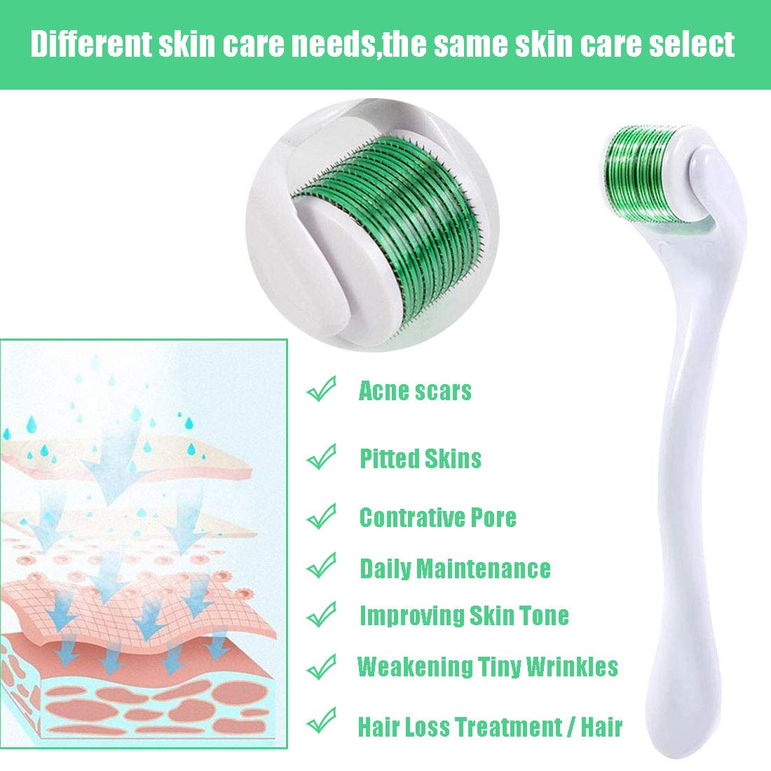 Thumbnail 4 de Derma-Roller 0,5 mm Microneedling 540 Nadeln