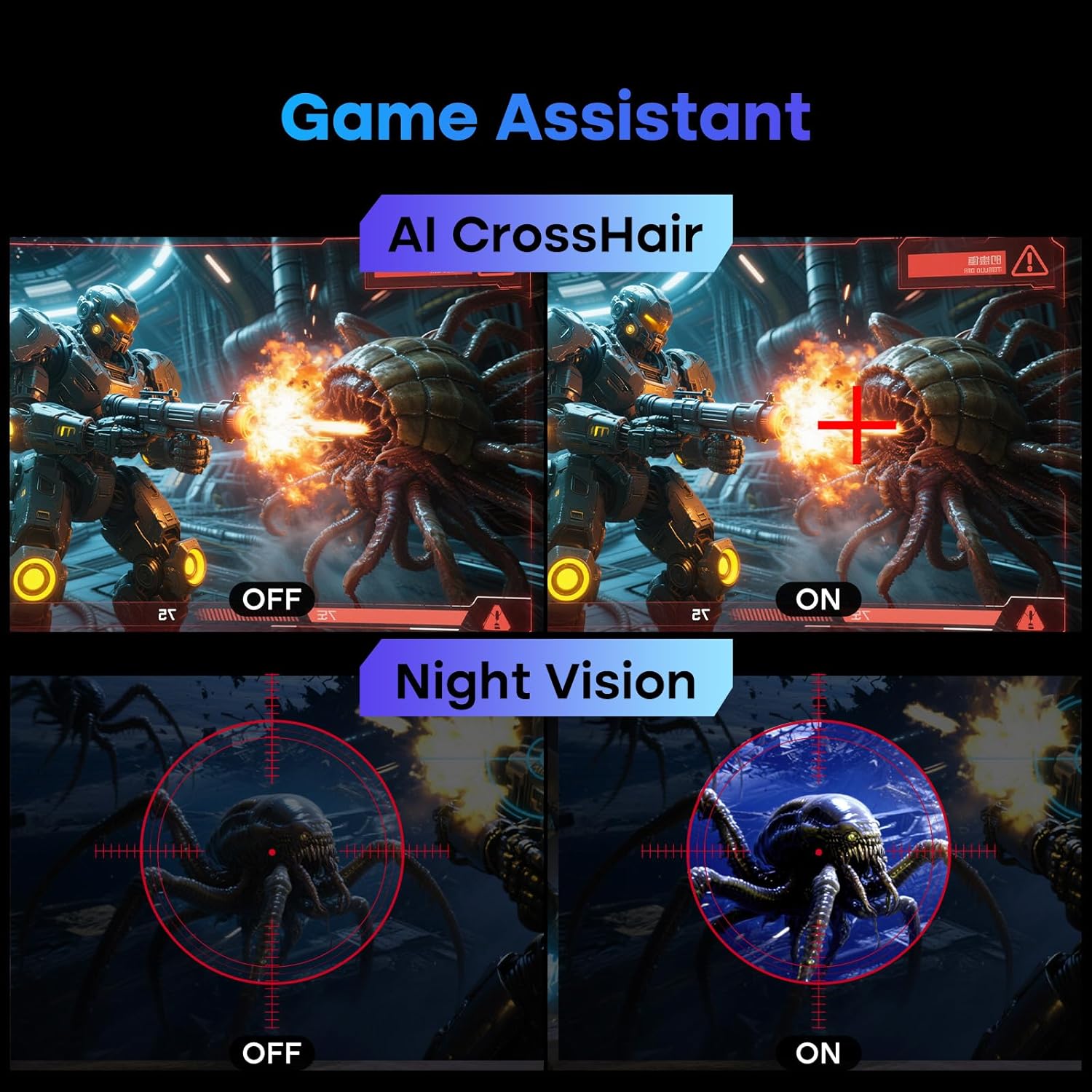 Thumbnail 3 de Amzfast AMZG25X1 25-inch Gaming Monitor (1920x1080) with 200Hz Fast IPS