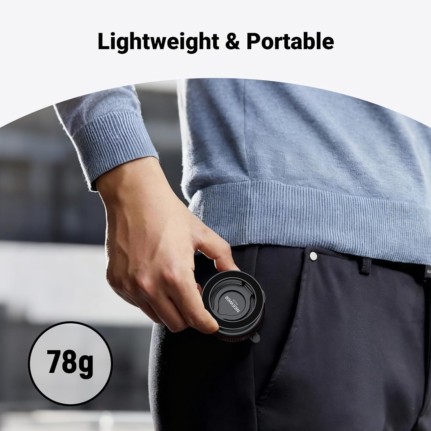 Detalle de NEEWER PA138 Vacuum Suction Cup Magnetic Phone Holder Stand with 360° rotation (MagSafe compatible)