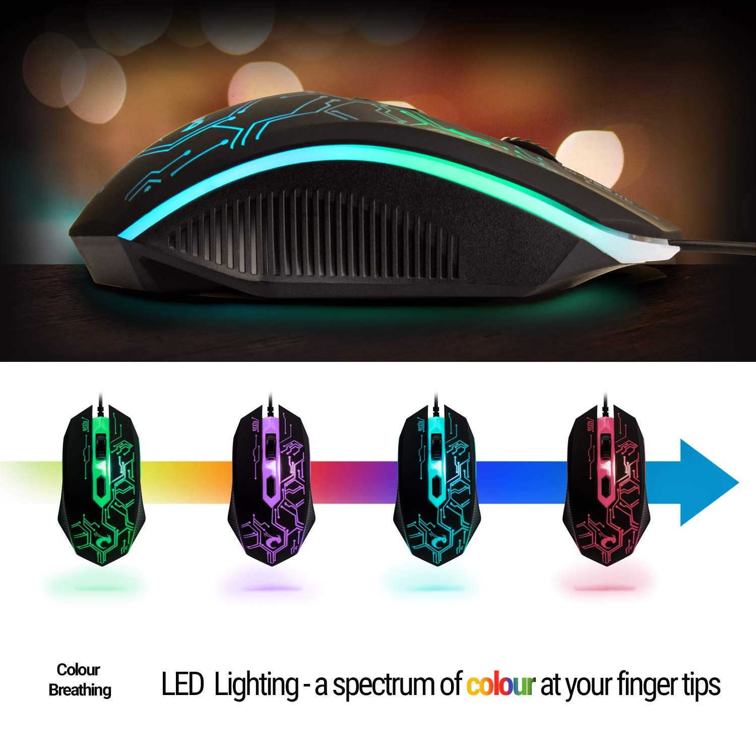 Thumbnail 5 de Orzly Hornet RX-250 4‑in‑1 Gaming Bundle