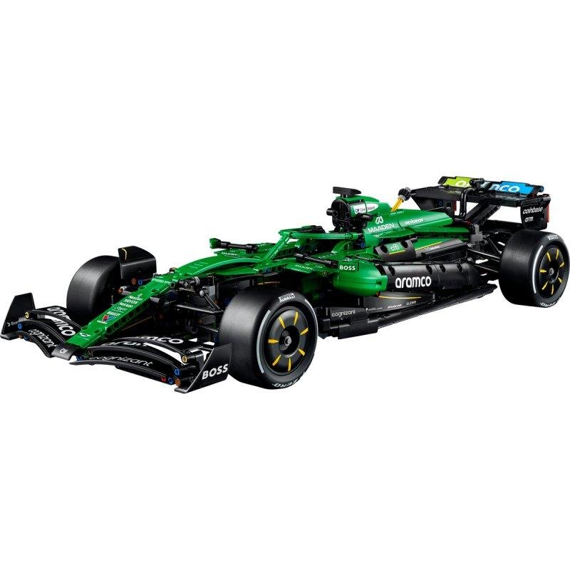 Detalle de LEGO Technic Coche de F1 Aston Martin Aramco AMR25 42240 — 1547 piezas, 1:8