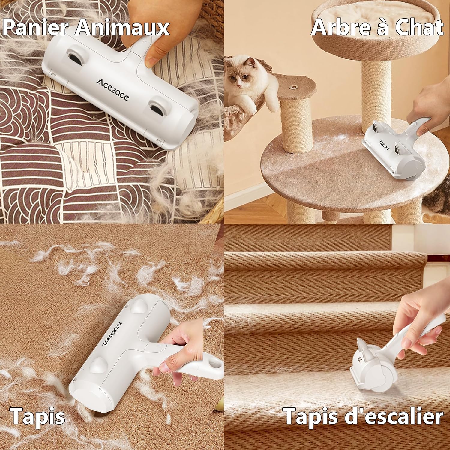 Thumbnail 5 de ACE2ACE Brosse anti-poils pour animaux