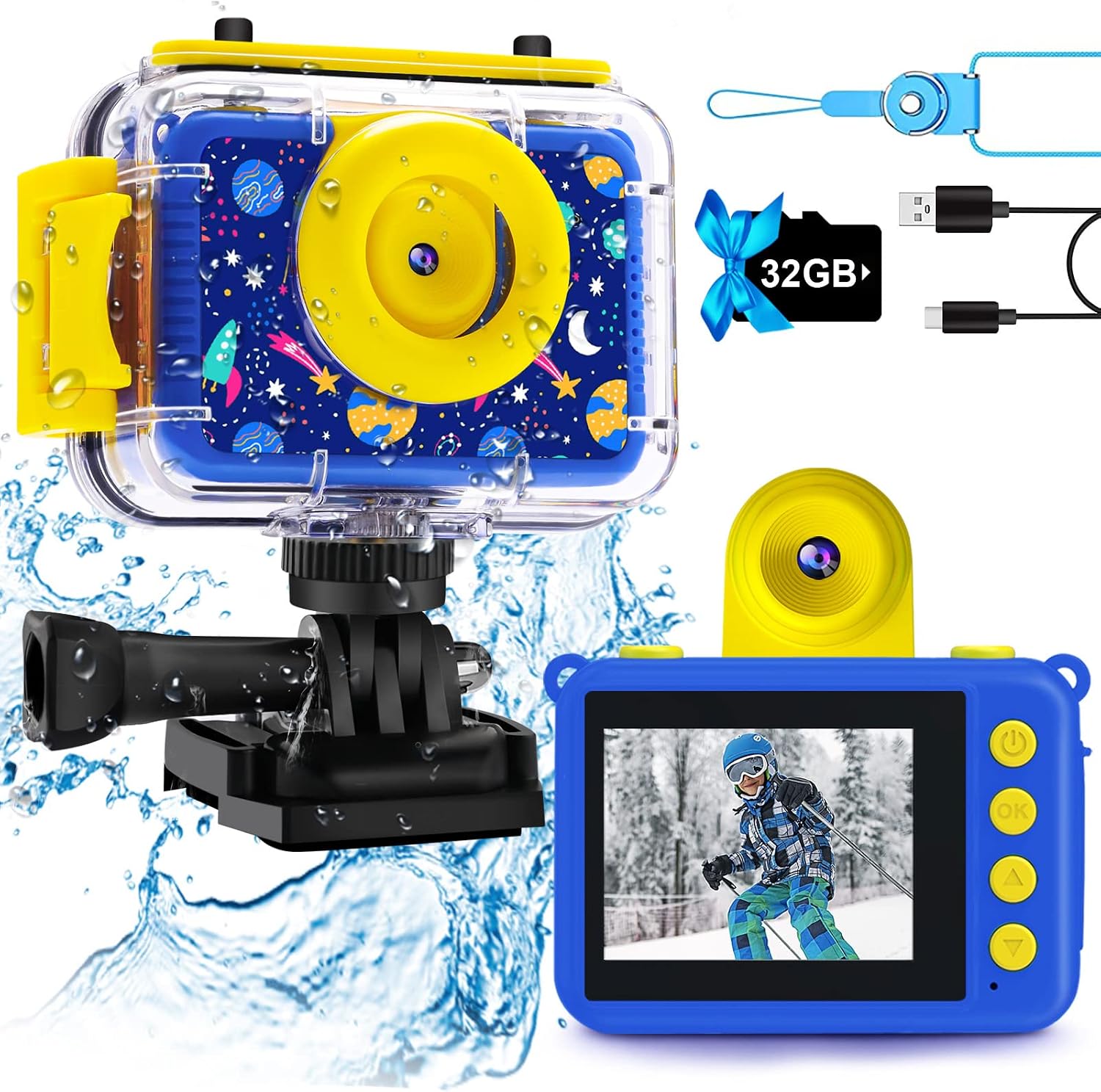 Detalle de GKTZ Cámara Infantil impermeable 20 MP 1080P