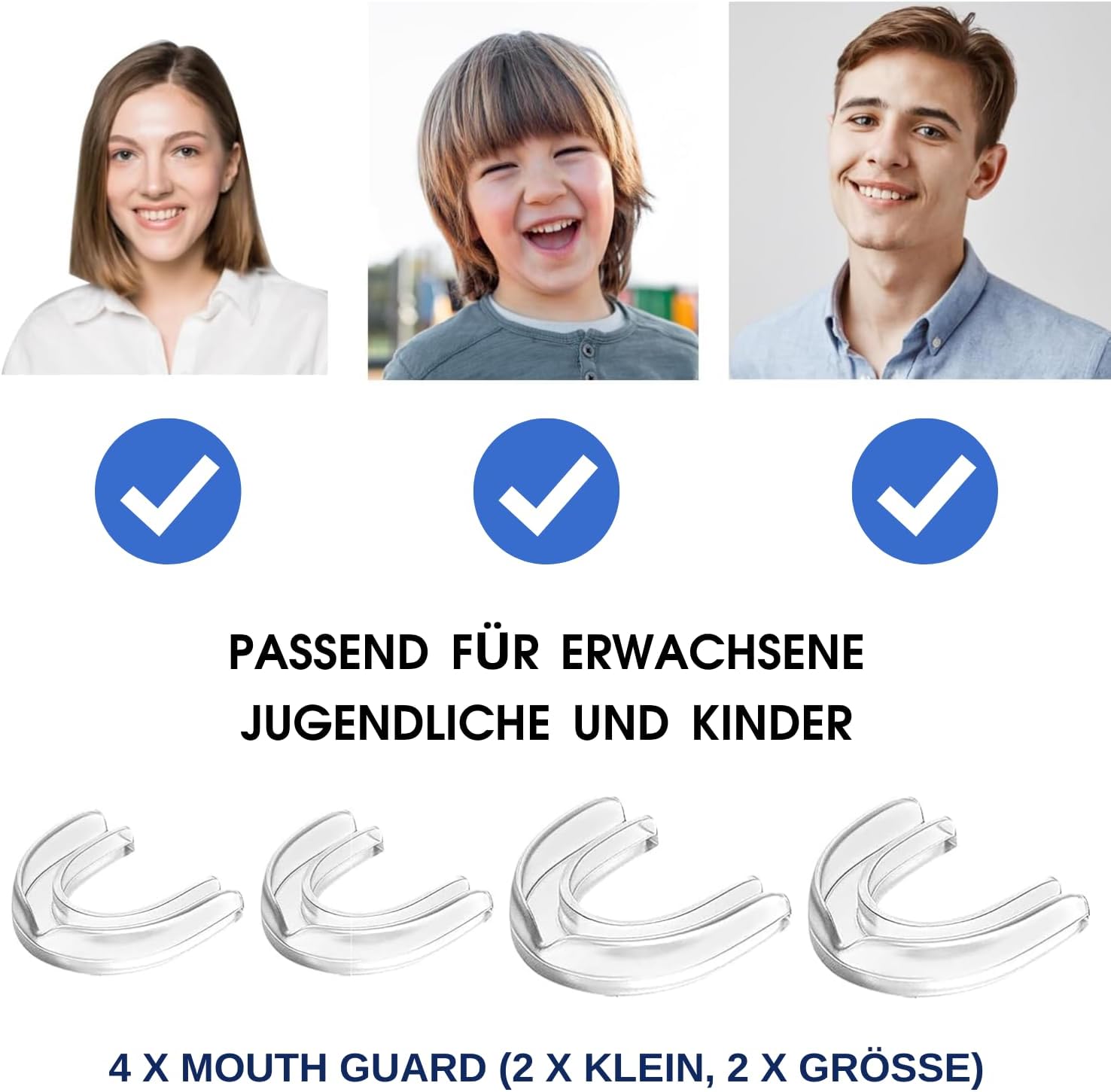 Thumbnail 2 de Knirscherschiene Nacht Zahnschiene 4er-Pack