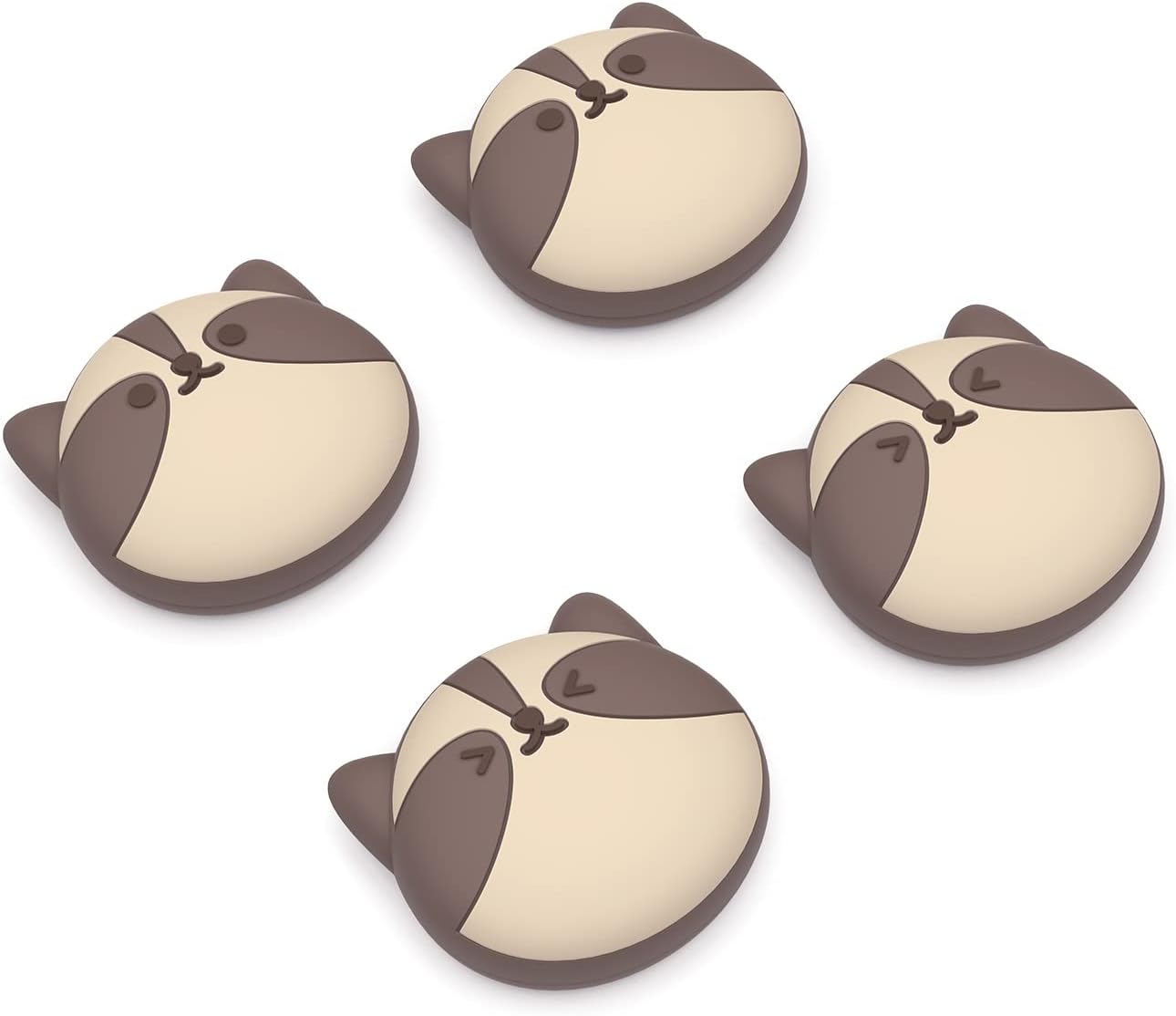Detalle de PlayVital Little Raccoon Thumb Grip Caps