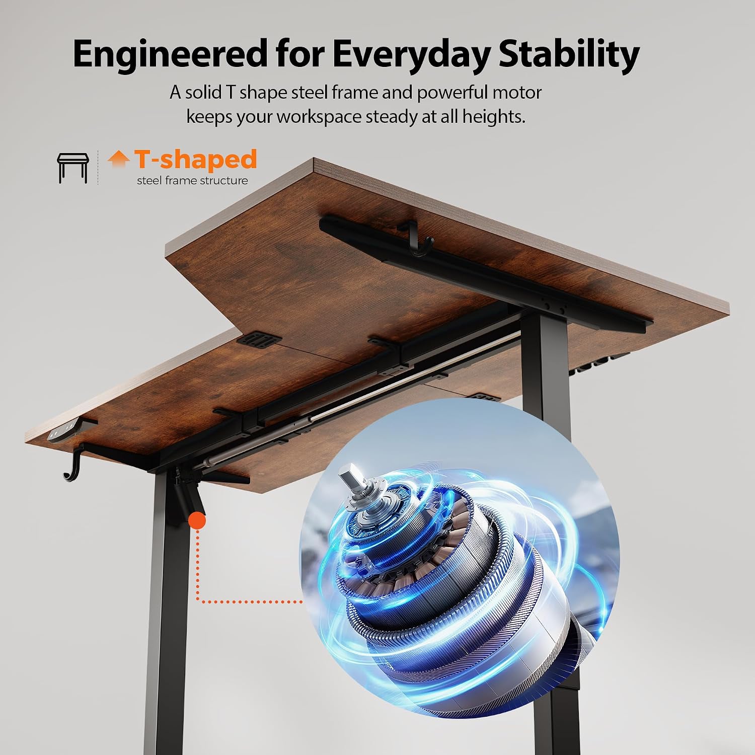 Thumbnail 4 de Agilestic L-Shaped 55" Electric Standing Desk ⚙