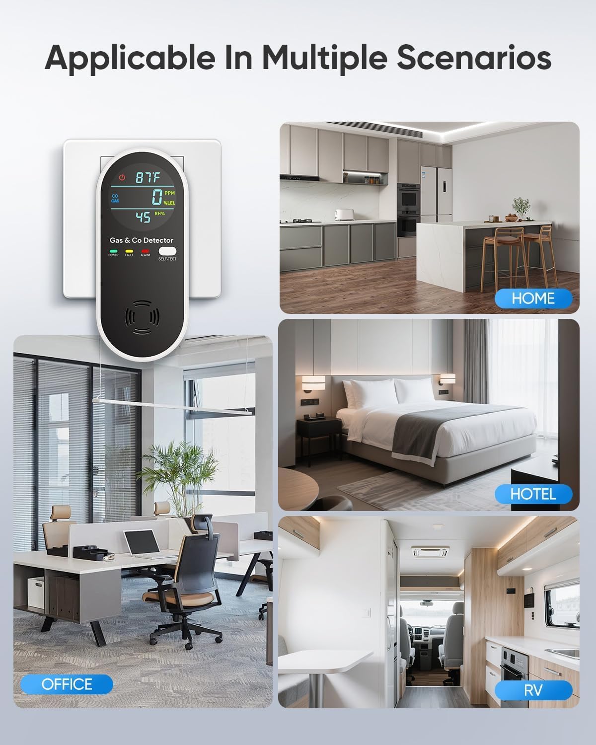 Thumbnail 5 de Carbon Monoxide & Gas Detector 4-in-1