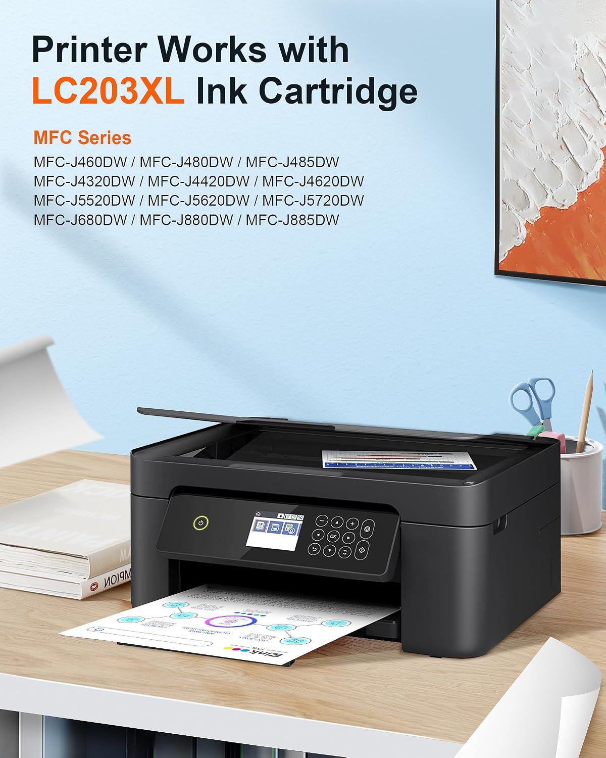 Detalle 2 de E-Z Ink Pro replacement ink cartridges LC203XL