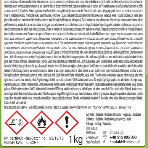 Thumbnail 8 de CHOSA Carburo di Calcio 1 kg – CaC₂ puro al 99,9% senza additivi, confezione metallica ermetica
