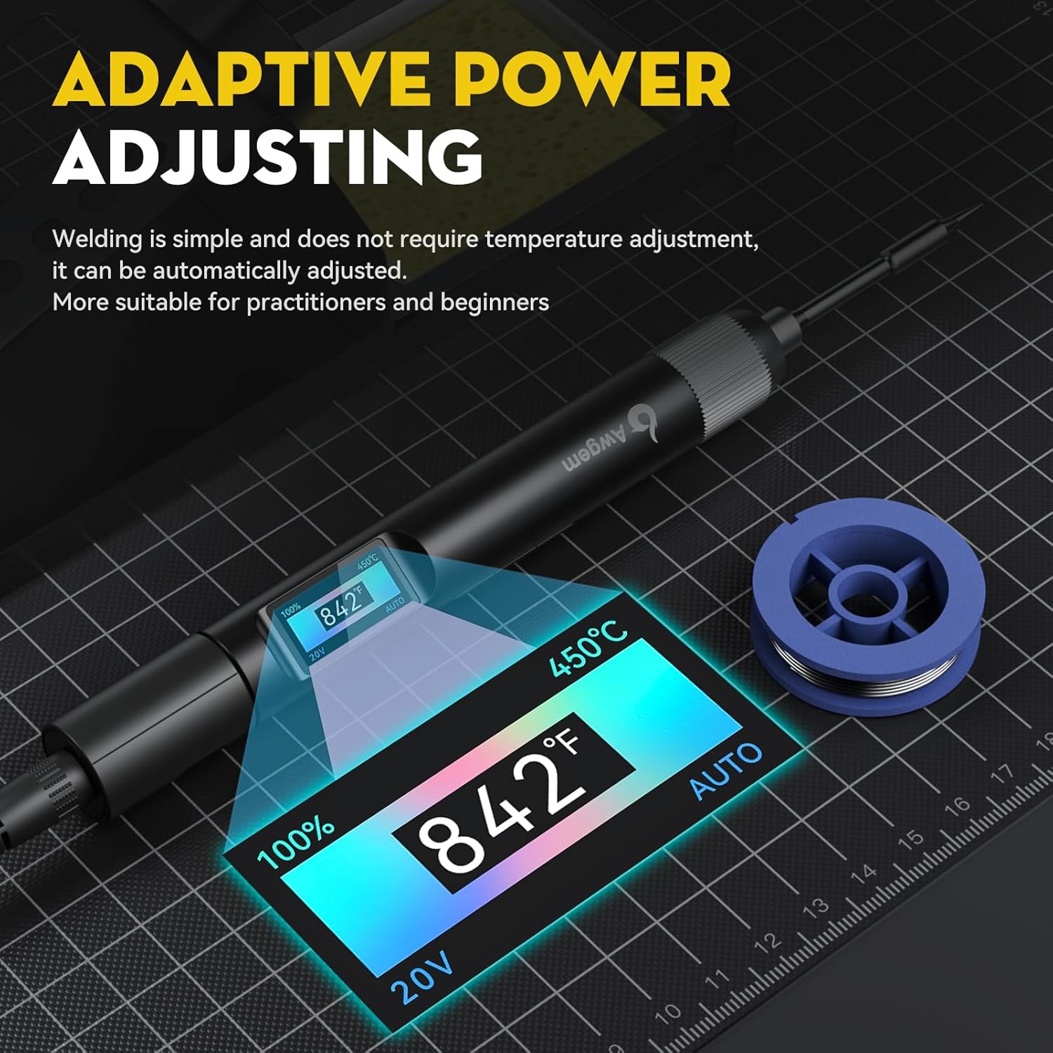 Thumbnail 5 de Awgem Portable Soldering Iron Kit 100W 🔧